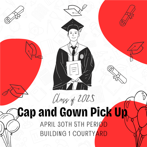 Cap and Gown Pick Up